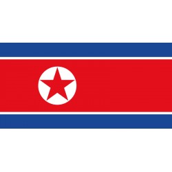 Oriflammes Corée du Nord
