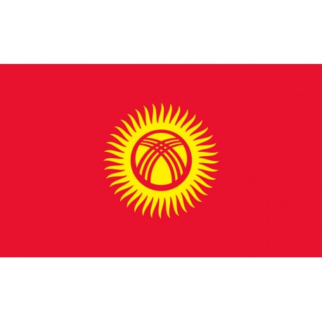 Oriflammes Kirghizistan