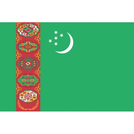 Oriflammes Turkménistan