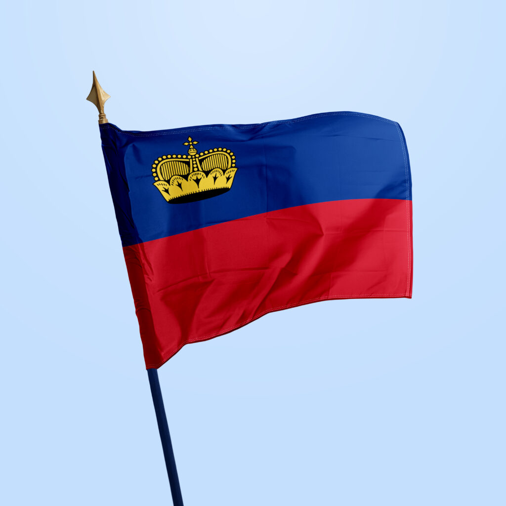 Drapeau Liechtenstein