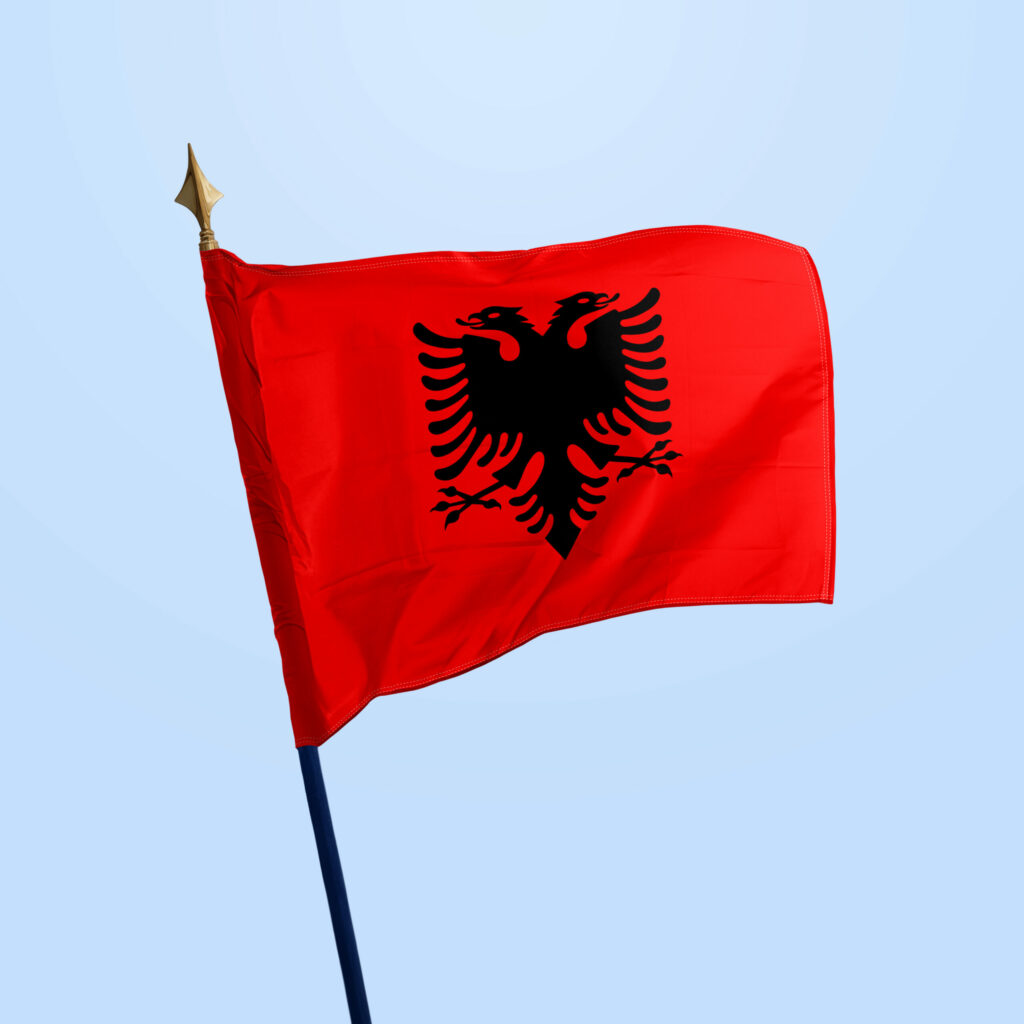 Drapeau Albanie