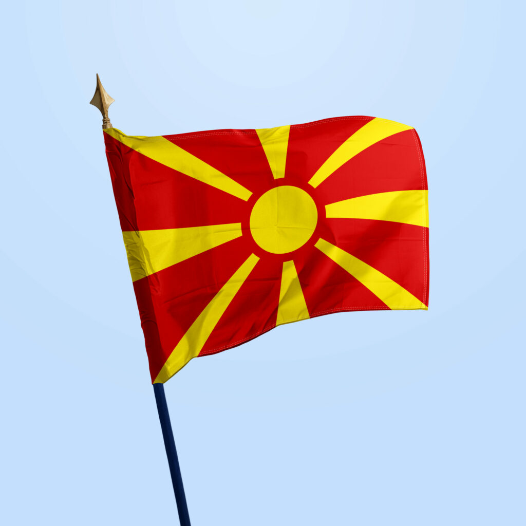 Drapeau Macédoine