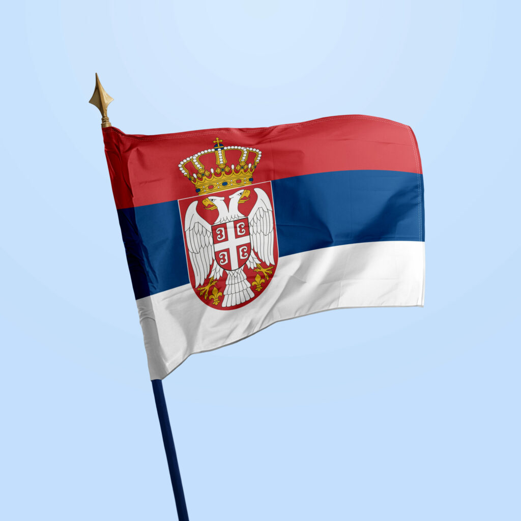 Drapeau Serbie
