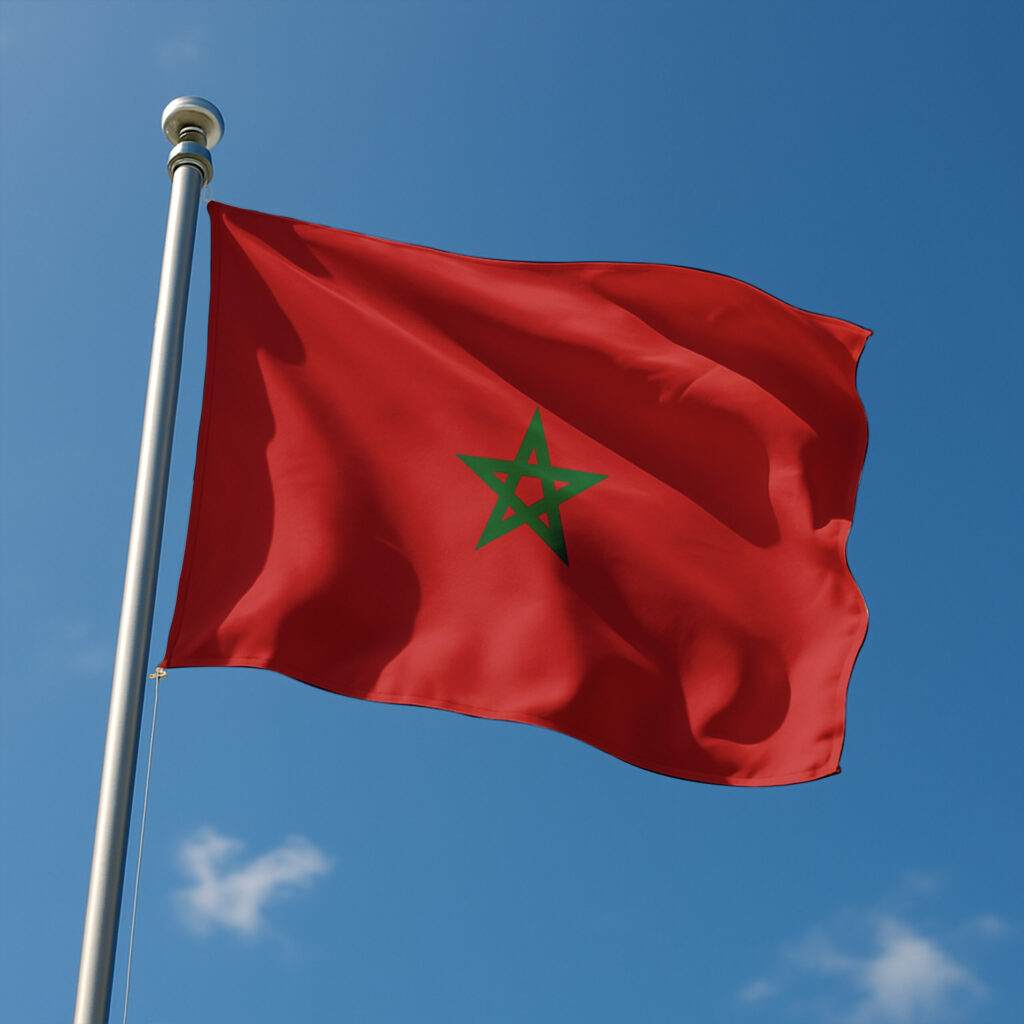 Pavillon Maroc pour mât – 200 X 300 CM