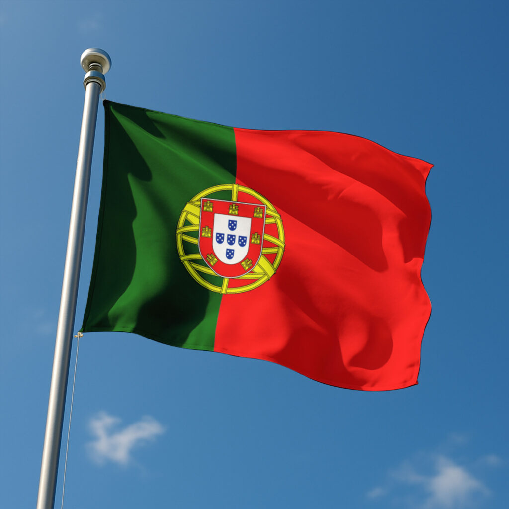Pavillon Portugal pour mât – 60 X 90 CM